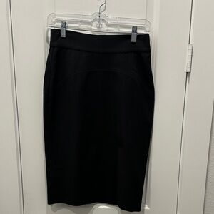 Diane Von Furstenberg Classic Black Pencil Skirt